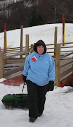 Margaret on the slopes