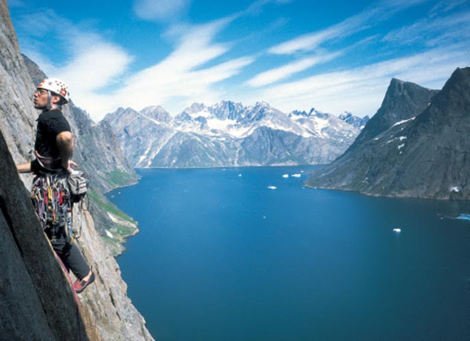 climbing on the climblake