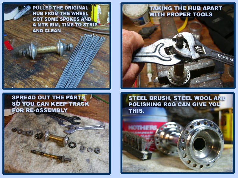 Great Canadian Bike Overhaul 2 REMOVING RUST FROM CHROME BIKE PARTS