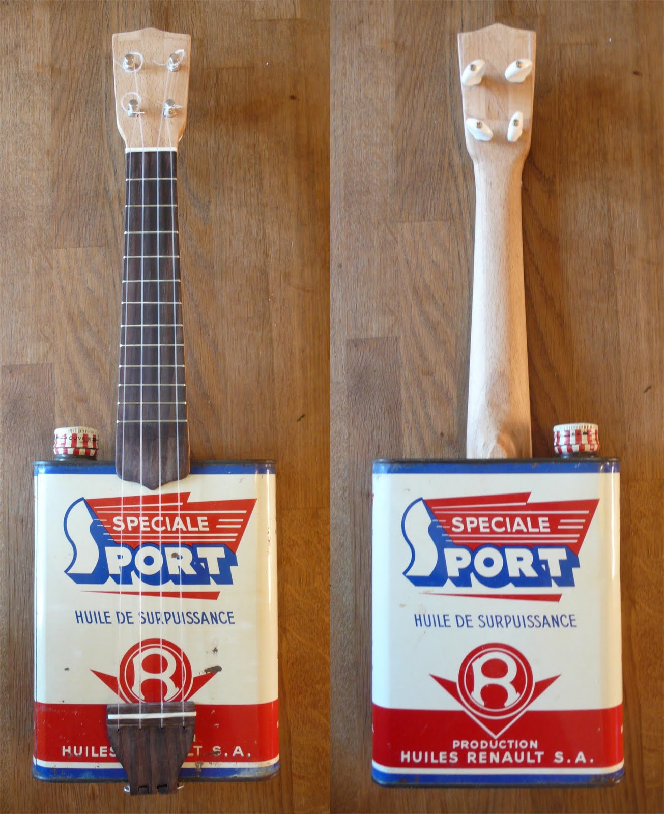 Aël Le Blog Fabrication d'un Ukulele Bidon