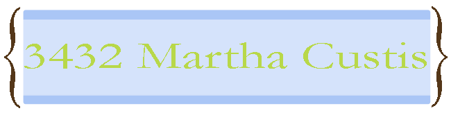 3432 Martha