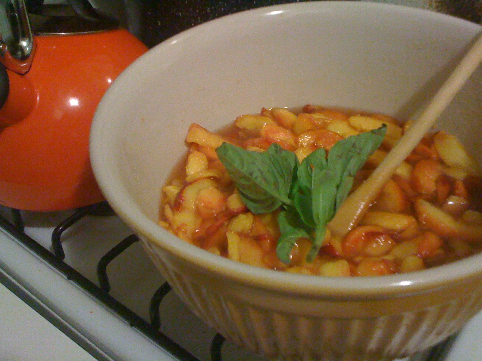 JAM homemade by Kelly Browne Peach Jam with fresh Basil The How To