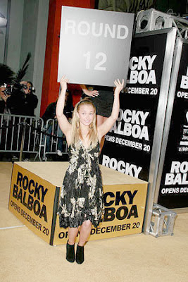 Hayden Panettiere World Premiere of Rocky Balboa