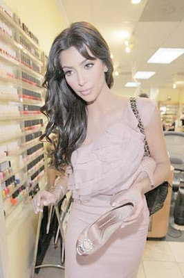 Kim Kardashian Beverly Hills Nail Design Pictures