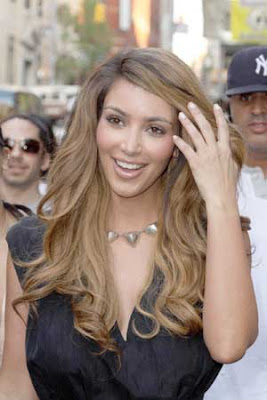 Kim Kardashian New Hairdo Looks Pics