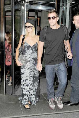 Paris Hilton and Doug Reinhardt Leaving Hotel Pics