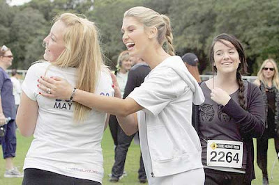 Delta Goodrem Joins 'Nun's Run' Charity Run Pics