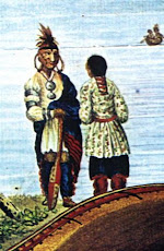 Native Woman Wears a Trade Shirt