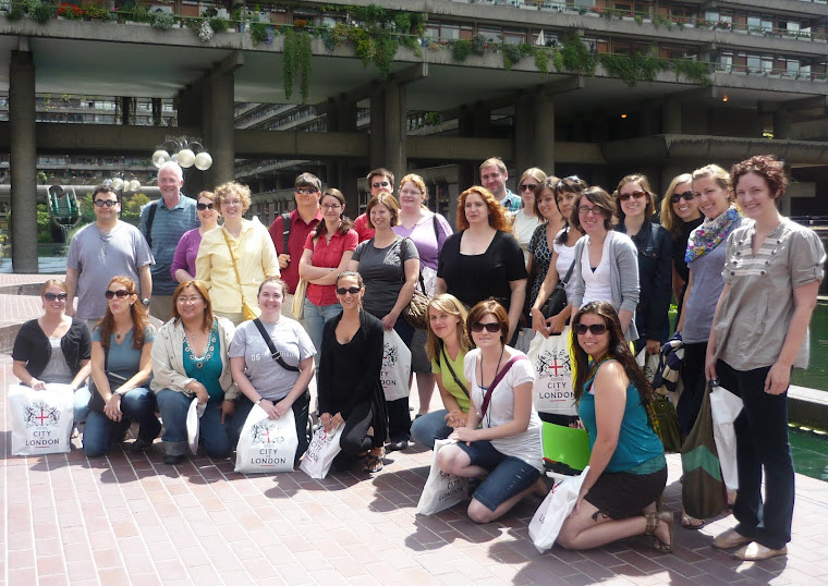 LIS Students at Barbican Centre, London