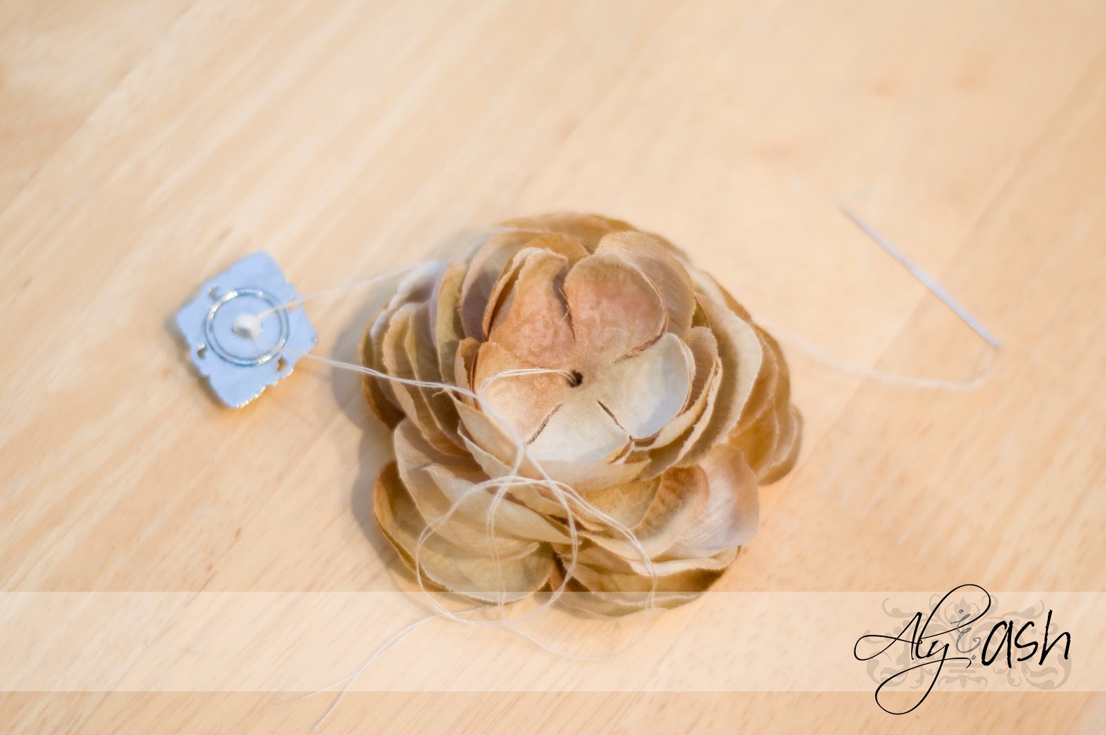 Tutorial Drab to Fab Vintage Silk Flowers Aly&Ash