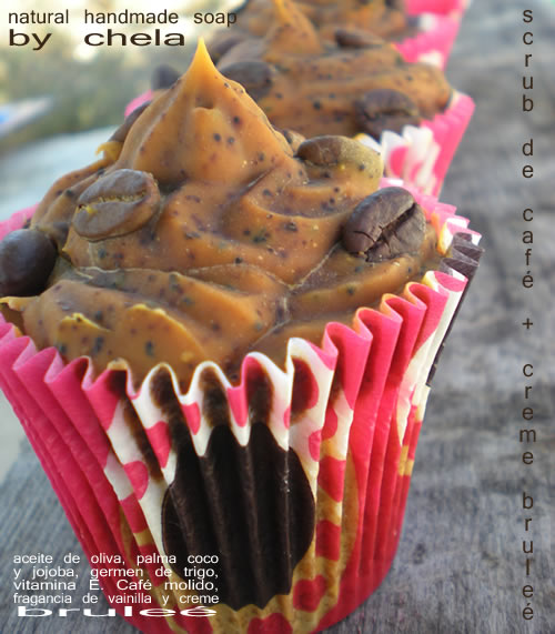 * Art by Chela * Jabón Scrub de café colombiano