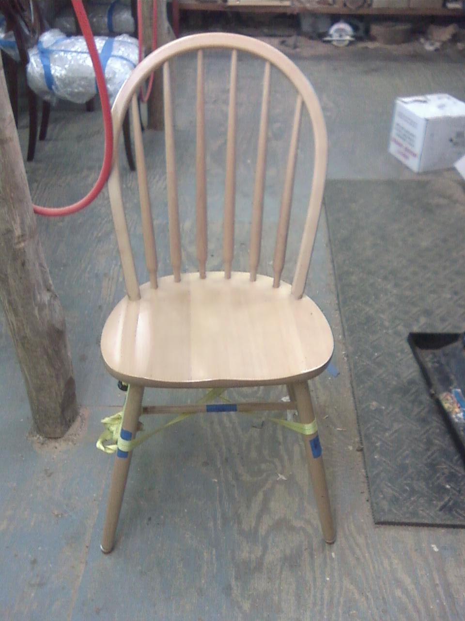 John Mark Power, Antiques Conservator Tightening up some loose chairs