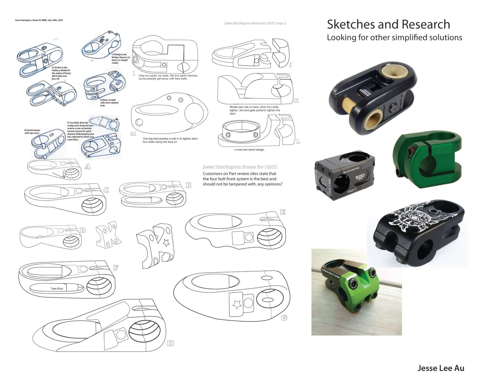 Concept Stem for KINK BMX