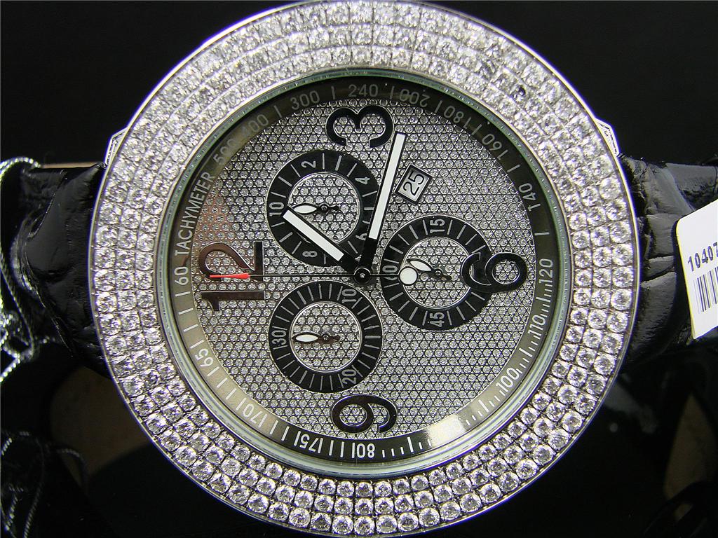 new_york_jewels: JOE RODEO JOJO BENNY 3 ROW BEZEL DIAMOND WATCH 9.00 CT