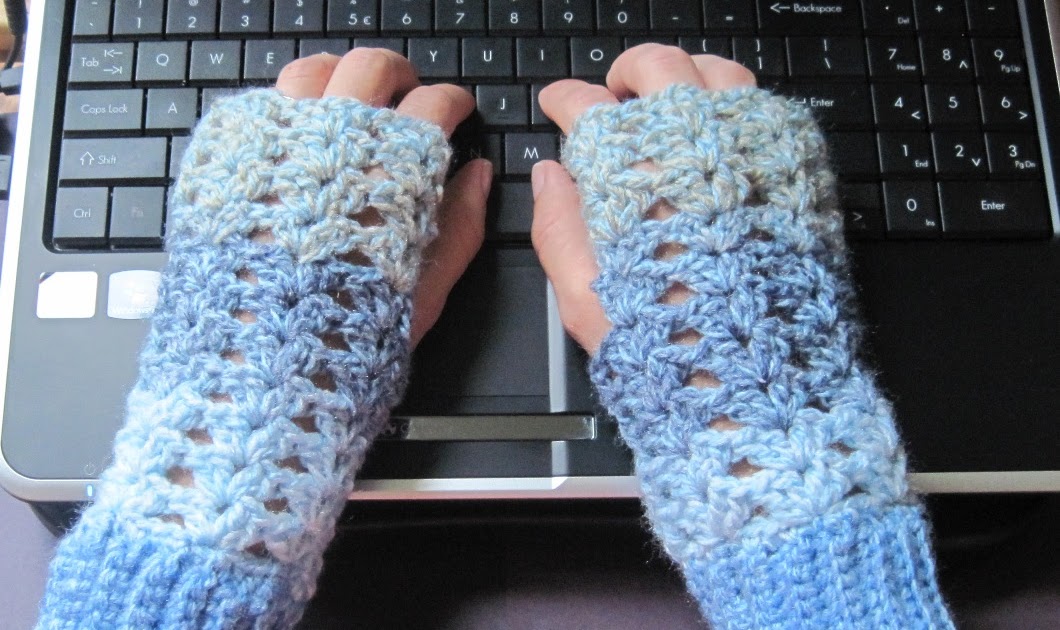 Getting Hooked Free Crochet pattern fingerless gloves