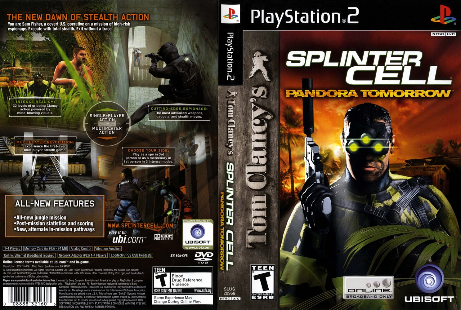 Tom Clancys Splinter Cell for PlayStation 2 - GameFAQs
