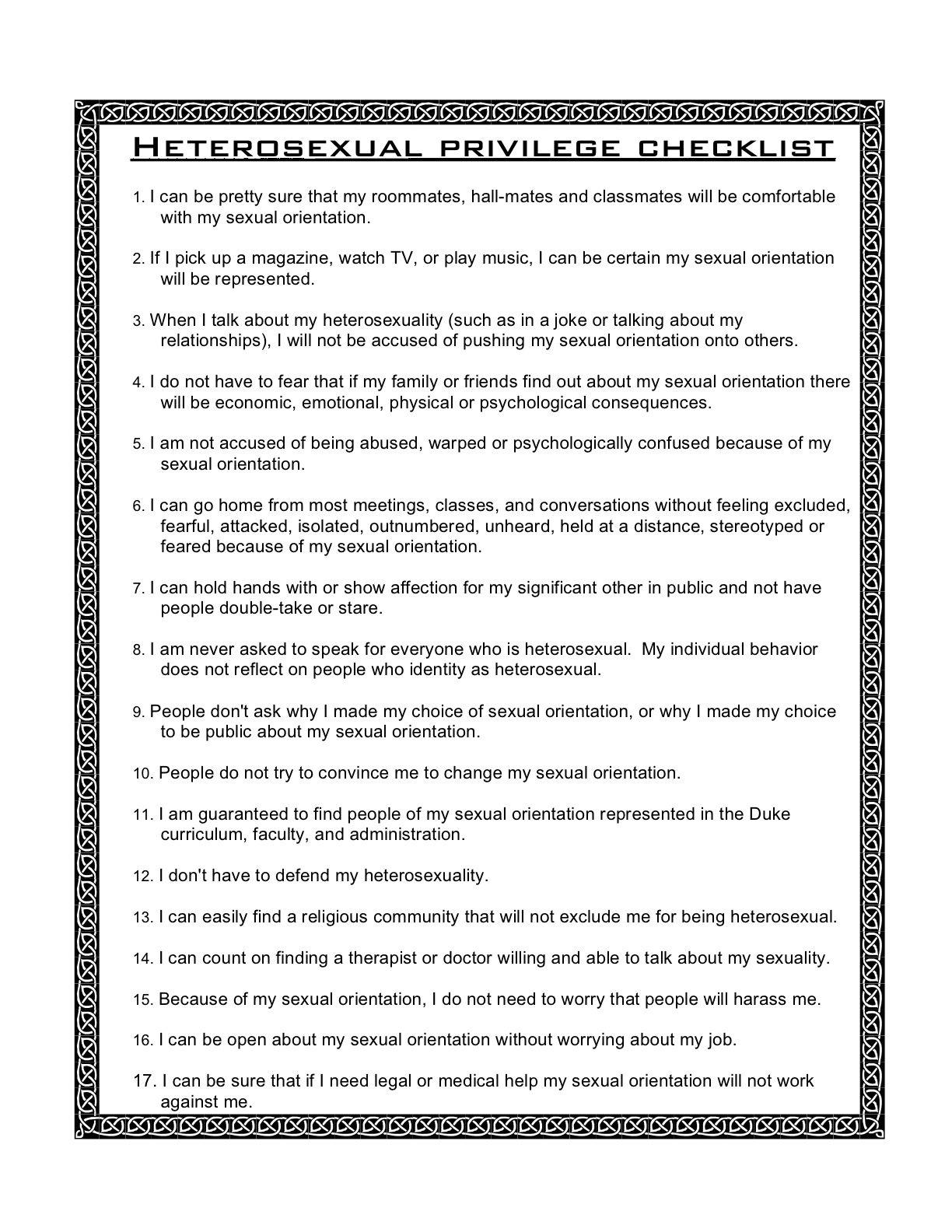 Heterosexual privilege essay 06 image