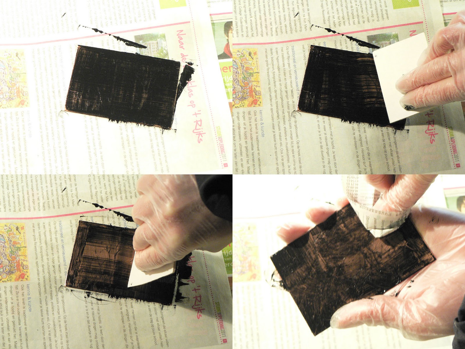 art studio atelier28 how an etching is made (hoe een ets gemaakt wordt)