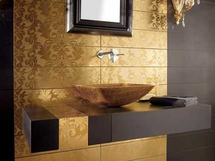 luxury gold color home