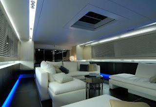 Luxury Yacth interior living room design