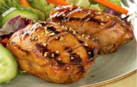 Grilled chicken breasts