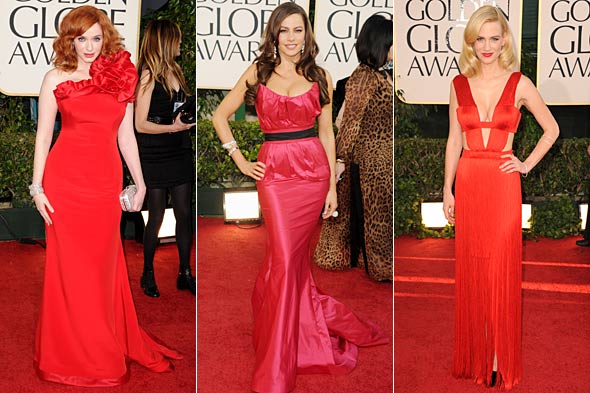January Jones' dress (on right) is quite different, but it's great.