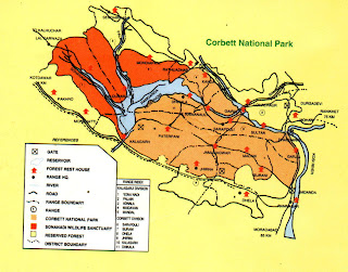 Jim Corbett Park Map
