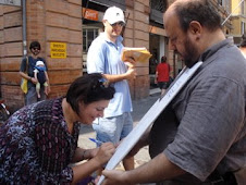 manifestazione contro l'isola ecologica