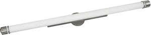 American Fluorescent ARV154SNE5 Aria 4' Vanity Fixture Satin Nickel 1 Light 54 Watt