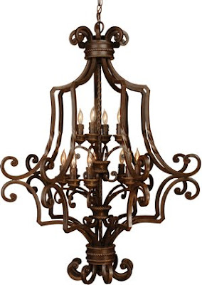 Craftmade 8139AG12 Riata Large 12 Light Foyer Pendant Aged Bronze