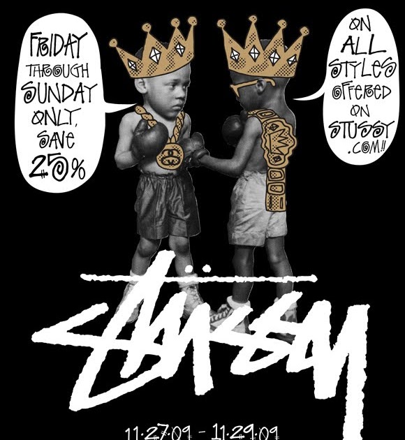 Oh Snaps! That's tight... BLACK FRIDAY Stussy Sale