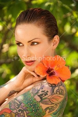 Hawaiian Flower Tattoo