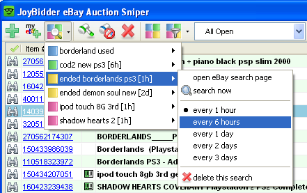 JoyBidder eBay Auction Sniper: