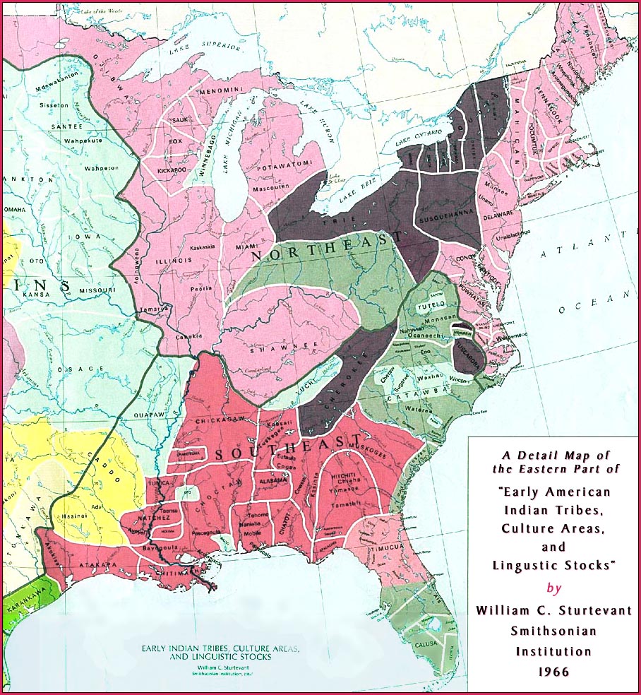 Tribal Map (Eastern U.S.)