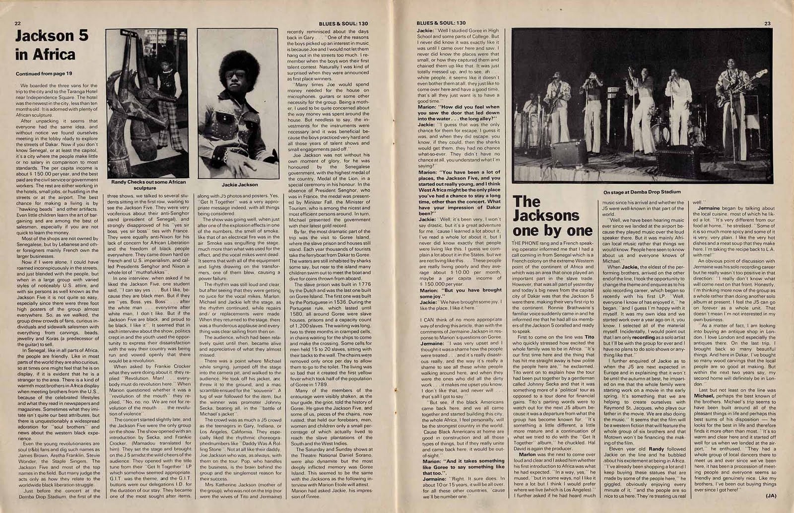 Jackson 5 In Afrika 1974