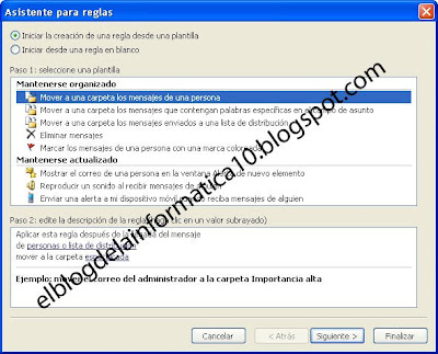 Ordenar correo automáticamente en carpetas en Microsoft Office Outlook