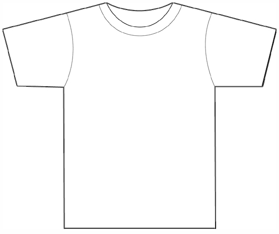 Polo T Shirt Design Template. Shirt Template Black. BLANK T