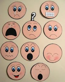 Carinhas dos sentimentos - Kit