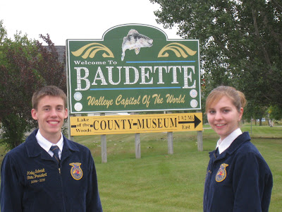 The city of Baudette, MN is