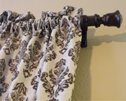 PVC Pipe Curtain Rods