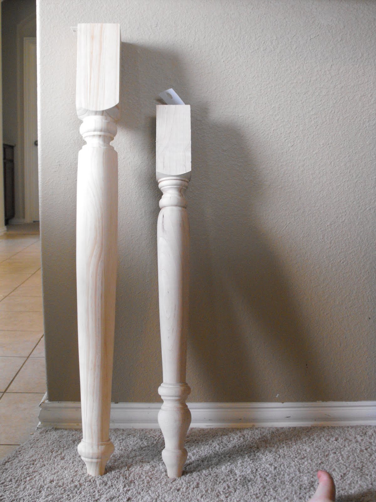 a little of this, a little of that TALL {table leg} Candlesticks