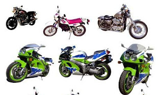 Motobike - Clipart for Photoshop