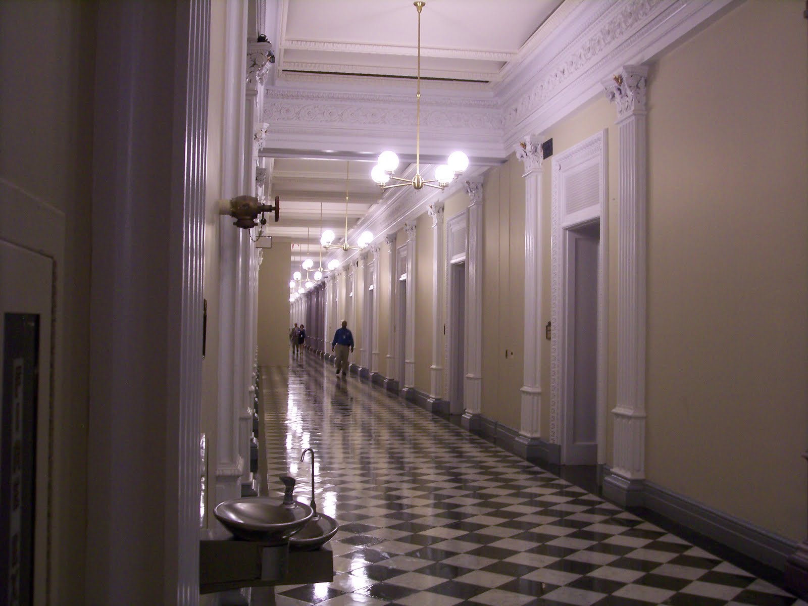 inside the office building inside the office building