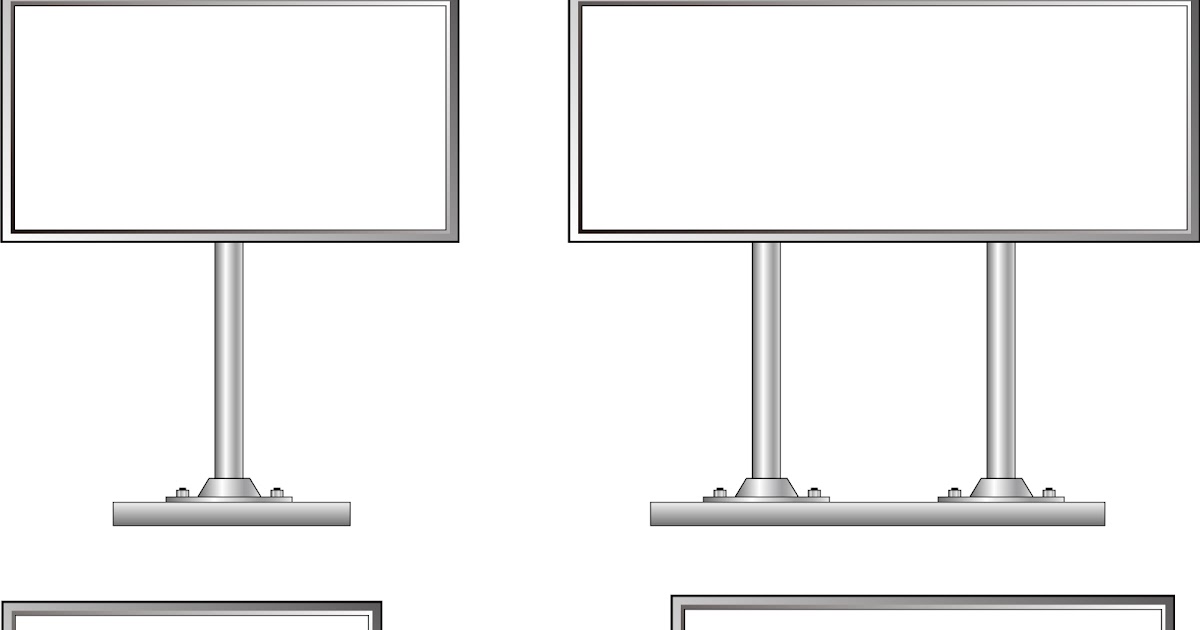 Vectorian art White Billboards Vectorfree download, free download
