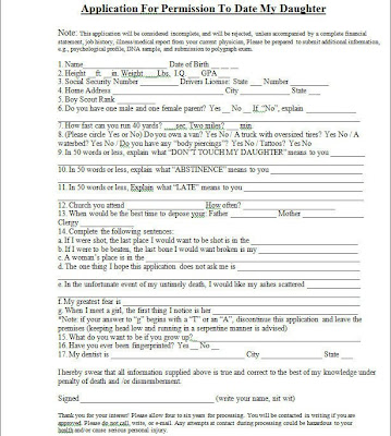 Application for dating my daughter joke