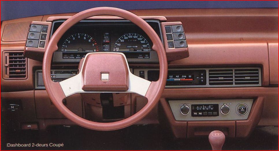 1985 mazda 626 interior