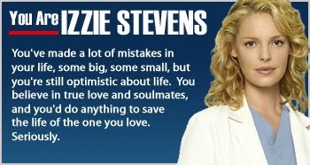 Lindsay's Quiz Results: Which Grey's Anatomy Character Are You?