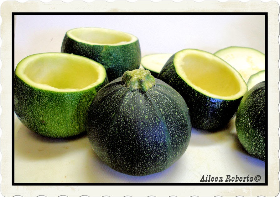 Aileen's Musings Stuffed 8 Ball Zucchini Recipe