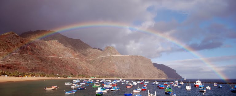 Arco Iris en Las Teresitas