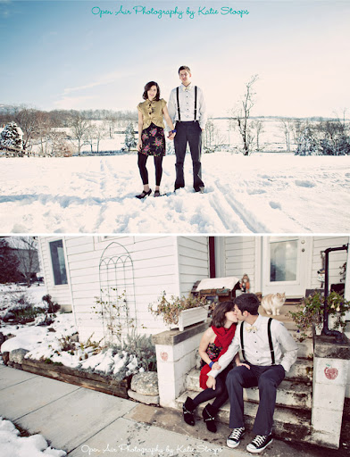 winter engagement photography dc